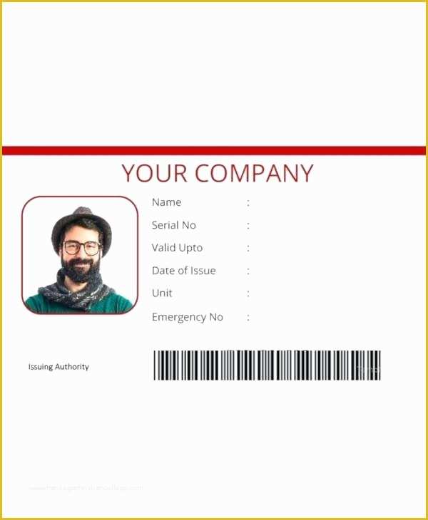 Staff Id Card Template Free Of Staff Id Card Template
