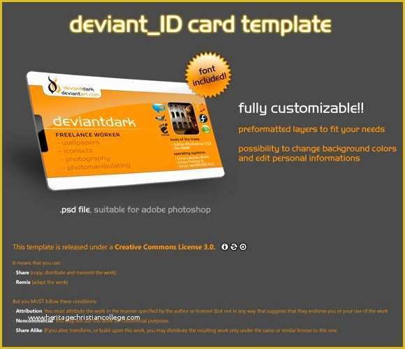 State Id Templates Download Free Of 100 Free Psd Business Card Templates