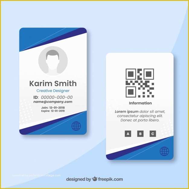 State Id Templates Download Free Of Membership Card Vectors S and Psd Files