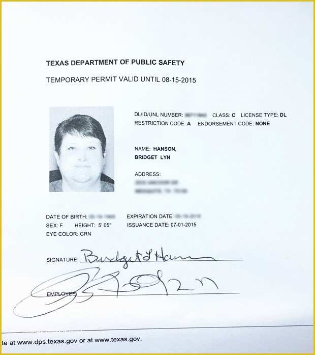 State Id Templates Download Free Of What S the Font Used On This Temporary Driver S License