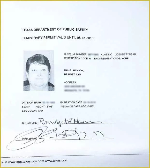 State Id Templates Download Free Of What S the Font Used On This Temporary Driver S License