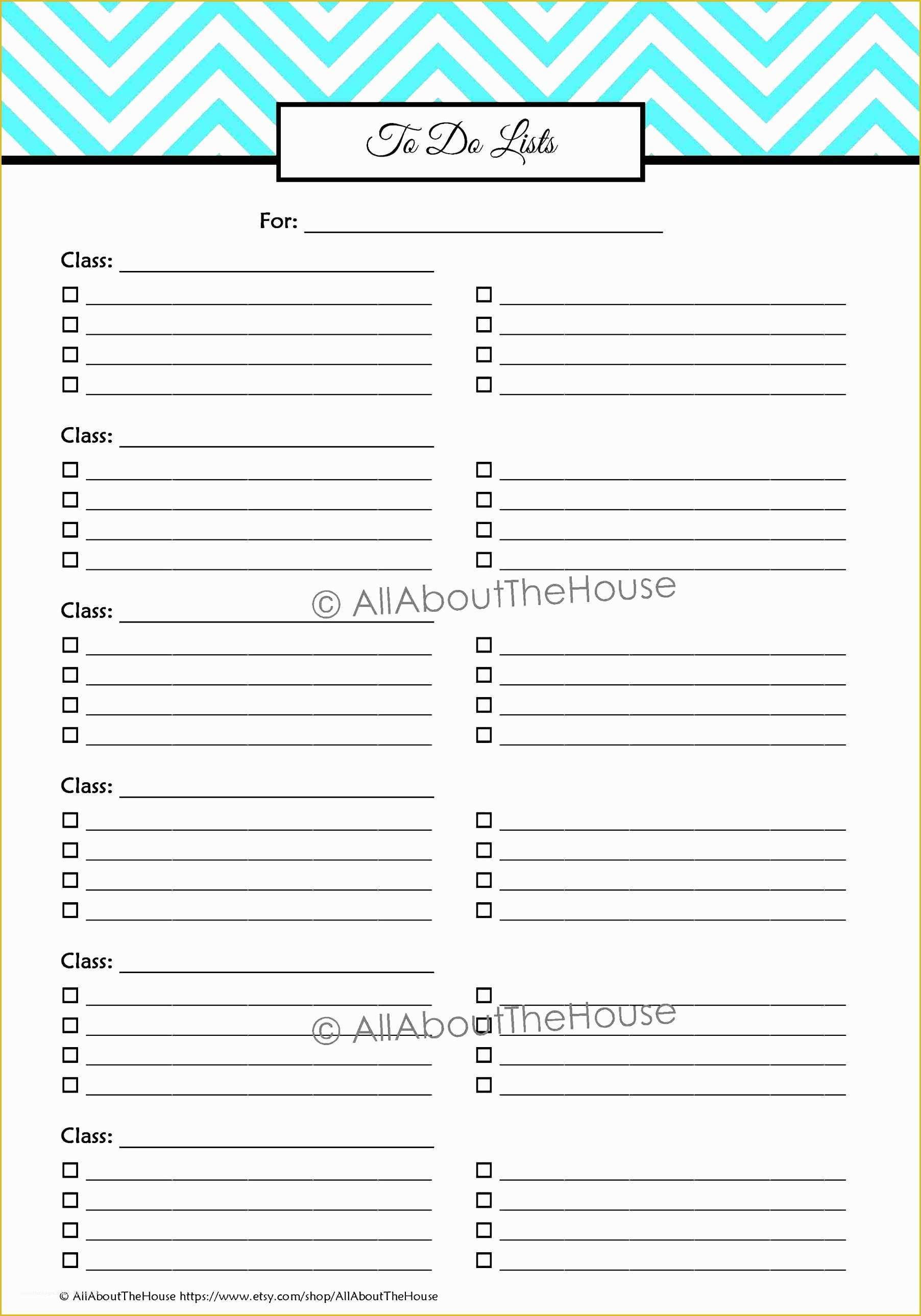 51 Student Planner Template Free Printable