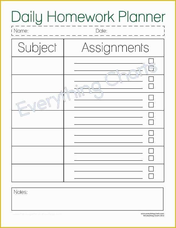 Student Planner Template Free Printable Of Best 25 Homework Planner Printable Ideas On Pinterest