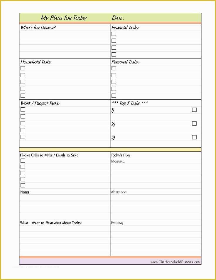 Student Planner Template Free Printable Of Daily Project organizer Templates Free