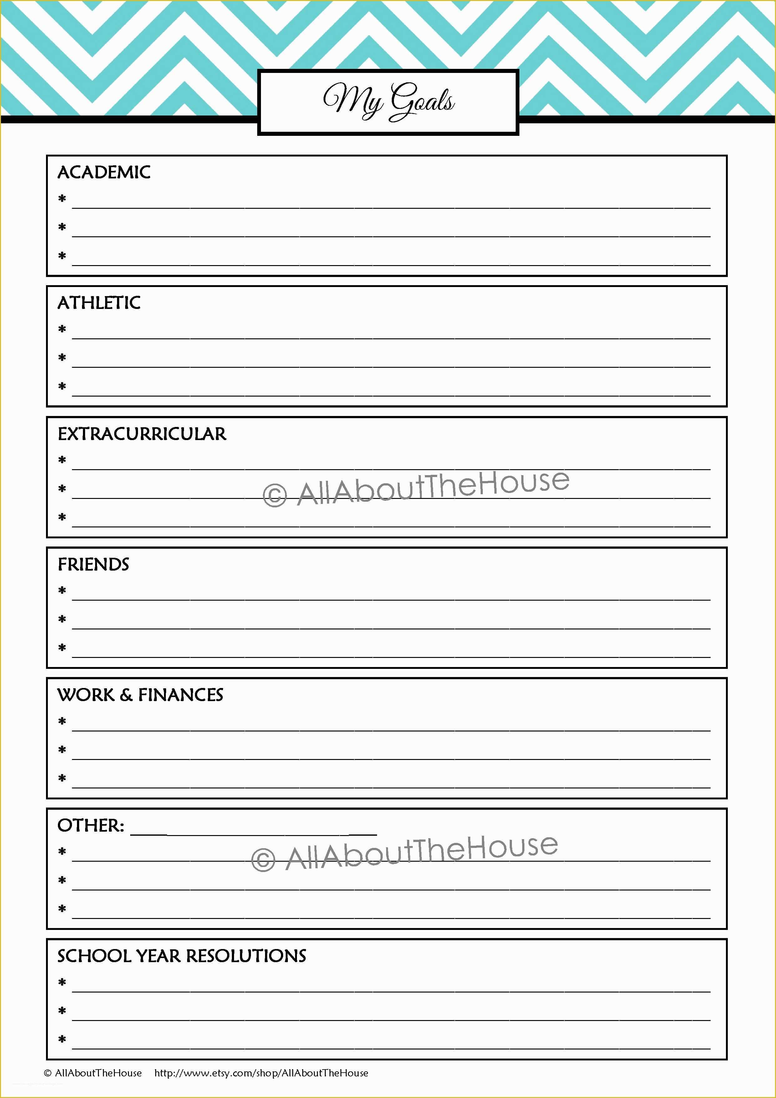 Student Planner Template Free Printable Of Printable Student Planner