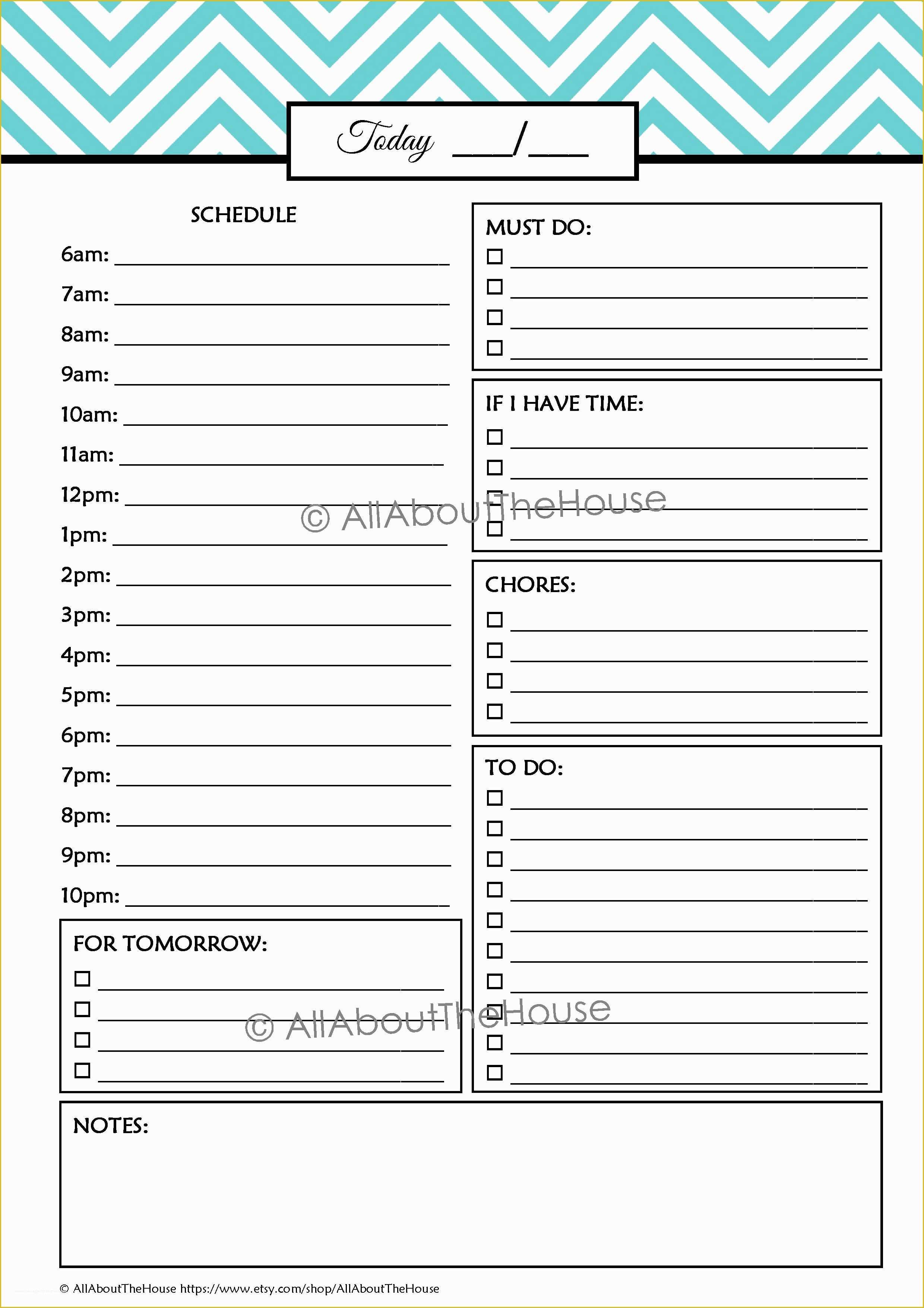 Student Planner Template Free Printable Of Student Planner – Editable