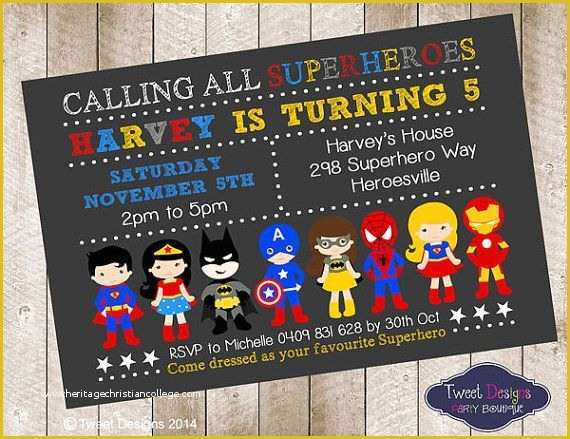 Superhero Birthday Invitations Templates Free Of Superhero Birthday Invitations Superhero Birthday