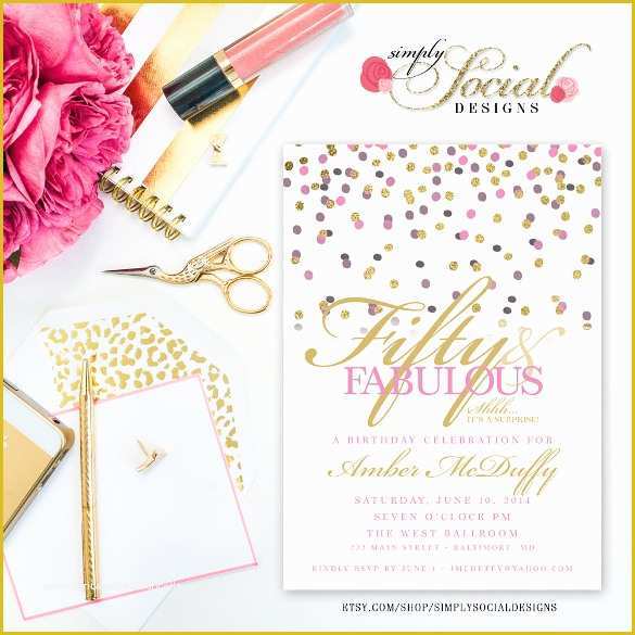 Surprise Invitation Templates Free Of 26 Surprise Birthday Invitation Templates – Free Sample