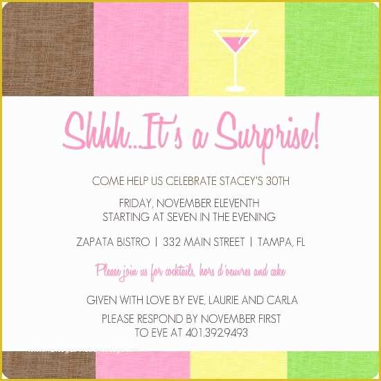 Surprise Invitation Templates Free Of Surprise Invitations Templates