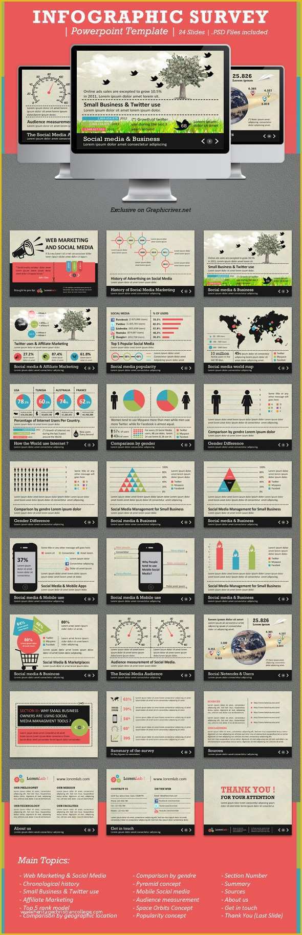 57 Survey Powerpoint Template Free Download