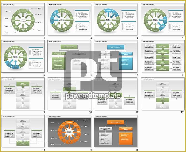 Survey Powerpoint Template Free Download Of Marketing Research Process Diagrams for Powerpoint