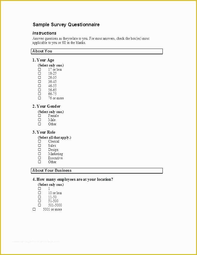 Survey Powerpoint Template Free Download Of Simple Survey form Template Samples Free Templates for