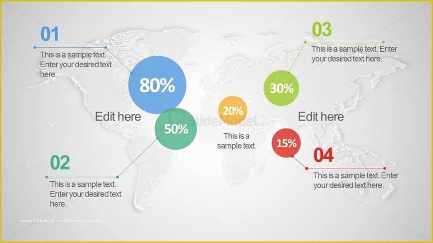 Survey Powerpoint Template Free Download Of World Map Background with Survey Data Slidemodel