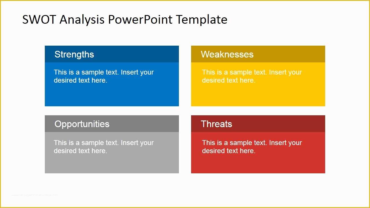 Swot Analysis Template Powerpoint Free Of Animated Swot Analysis Powerpoint Template Slidemodel