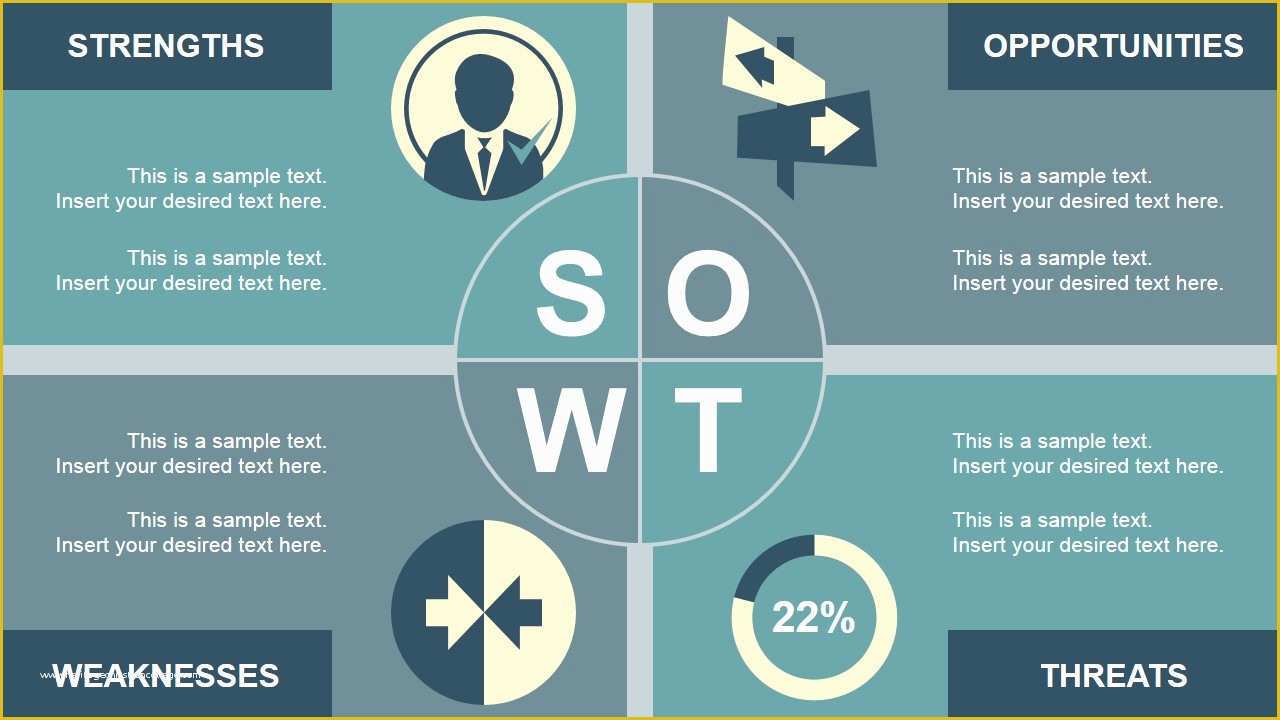 Swot Analysis Template Powerpoint Free Of Retro Swot Analysis Powerpoint Template Slidemodel