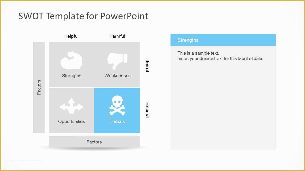 Swot Analysis Template Powerpoint Free Of Simple Swot Powerpoint Template Slidemodel