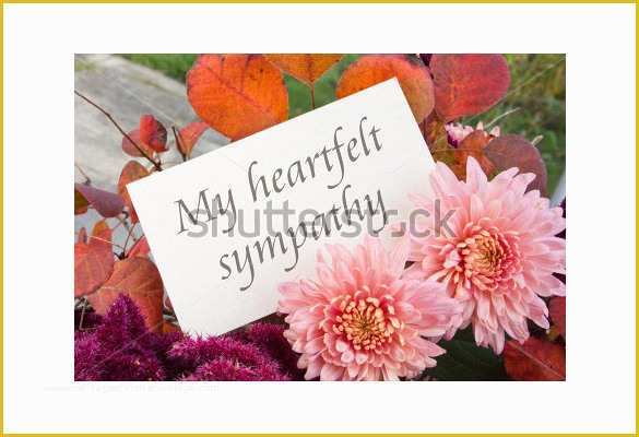 Sympathy Card Templates Free Download Of 10 Sympathy Card Templates Psd Vector Eps