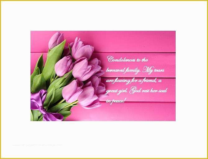 Sympathy Card Templates Free Download Of 51 Sympathy Card Messages &amp; Sympathy Message Examples