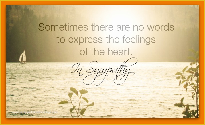 Sympathy Card Templates Free Download Of Condolences Card Template Joselinohouse