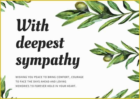 Sympathy Card Templates Free Download Of Customize 139 Sympathy Card Templates Online Canva