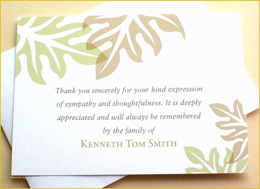 Sympathy Card Templates Free Download Of Free Printable Thank You Cards Templates Sympathy Card
