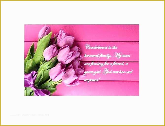 Sympathy Card Templates Free Download Of Sympathy Card Template Full Size Sample Plus Templates