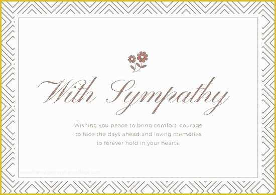 Sympathy Card Templates Free Download Of Sympathy Card Template Mac Condolence Messages What to Say