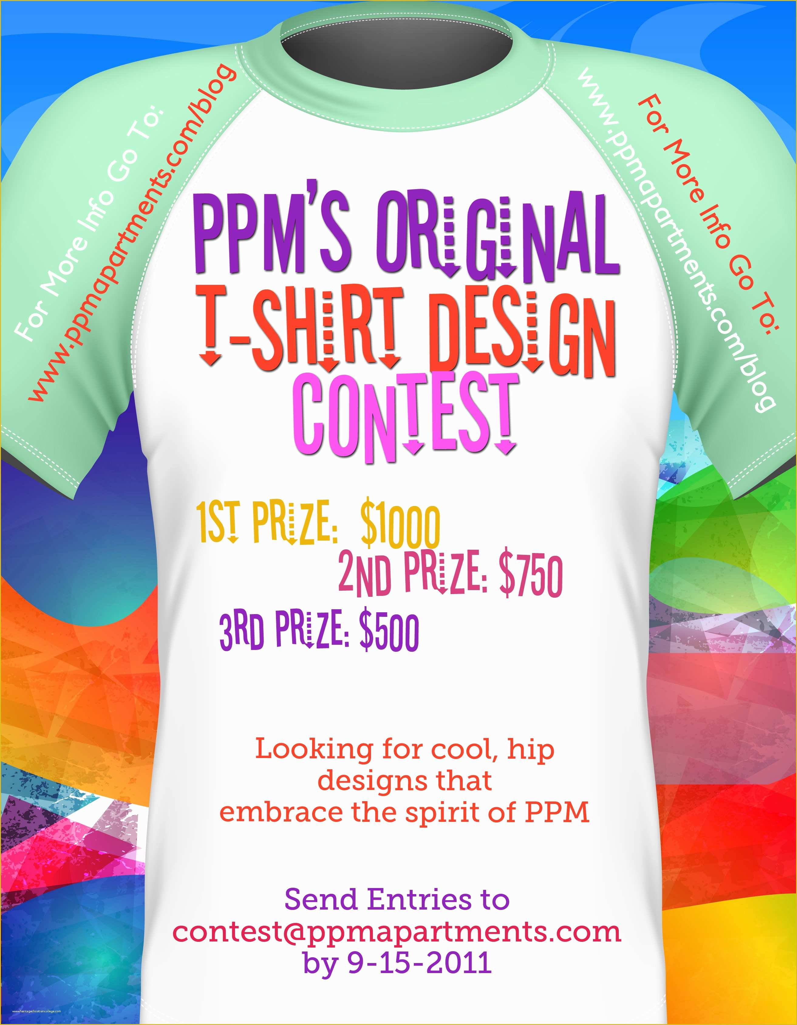 T Shirt Design Contest Flyer Template Free Of 6 Best Of Simple Flyer