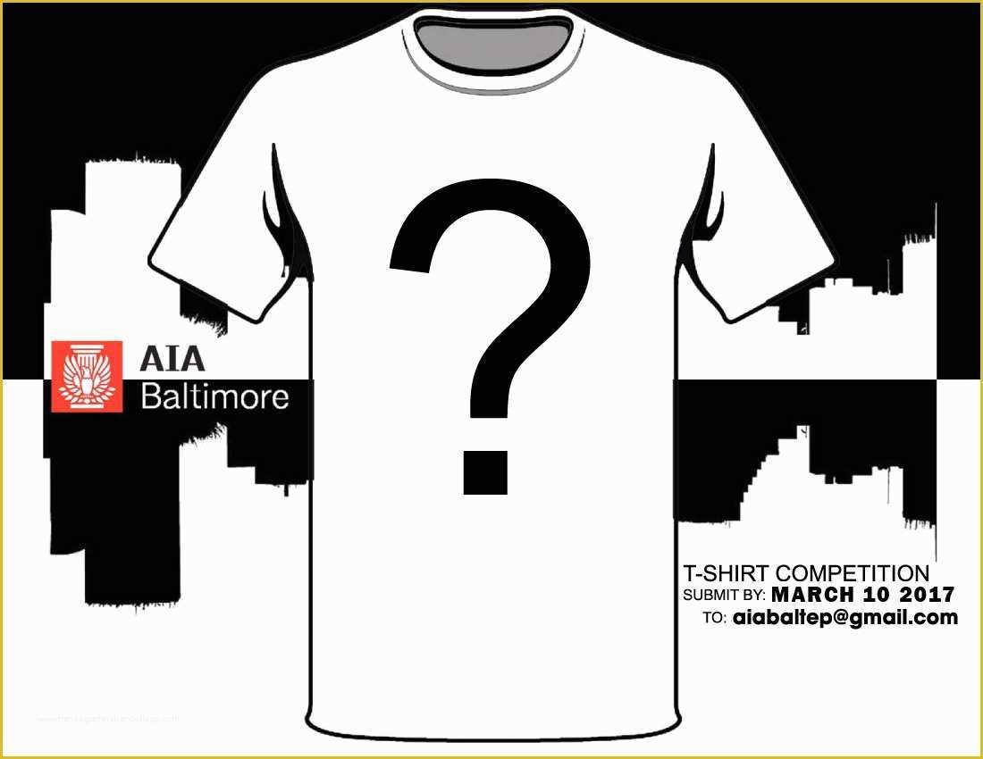 T Shirt Design Contest Flyer Template Free Of Call for Submissions 2017 Baltimore Architecture T Shirt