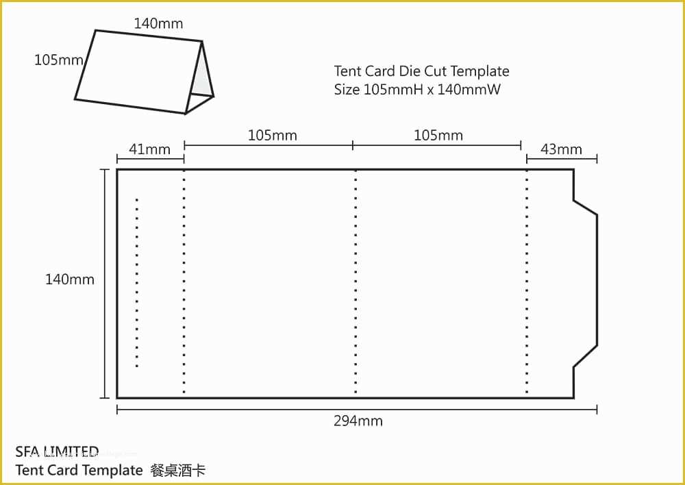 Table Tent Cards Template Free Of Tent Card