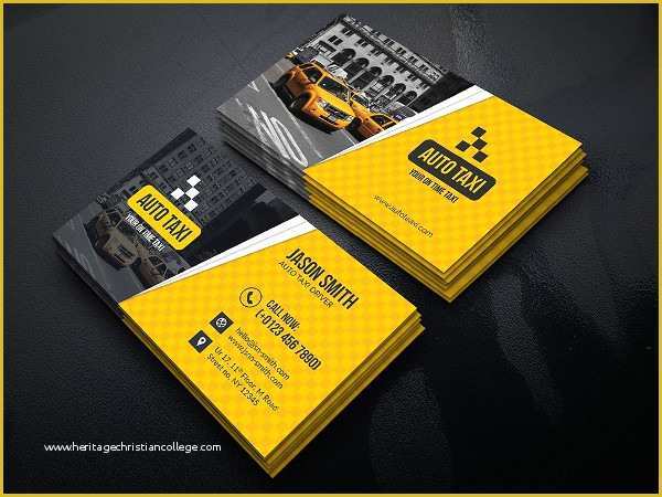 Taxi Business Cards Templates Free Download Of 21 Taxi Business Card Templates Free & Premium Download