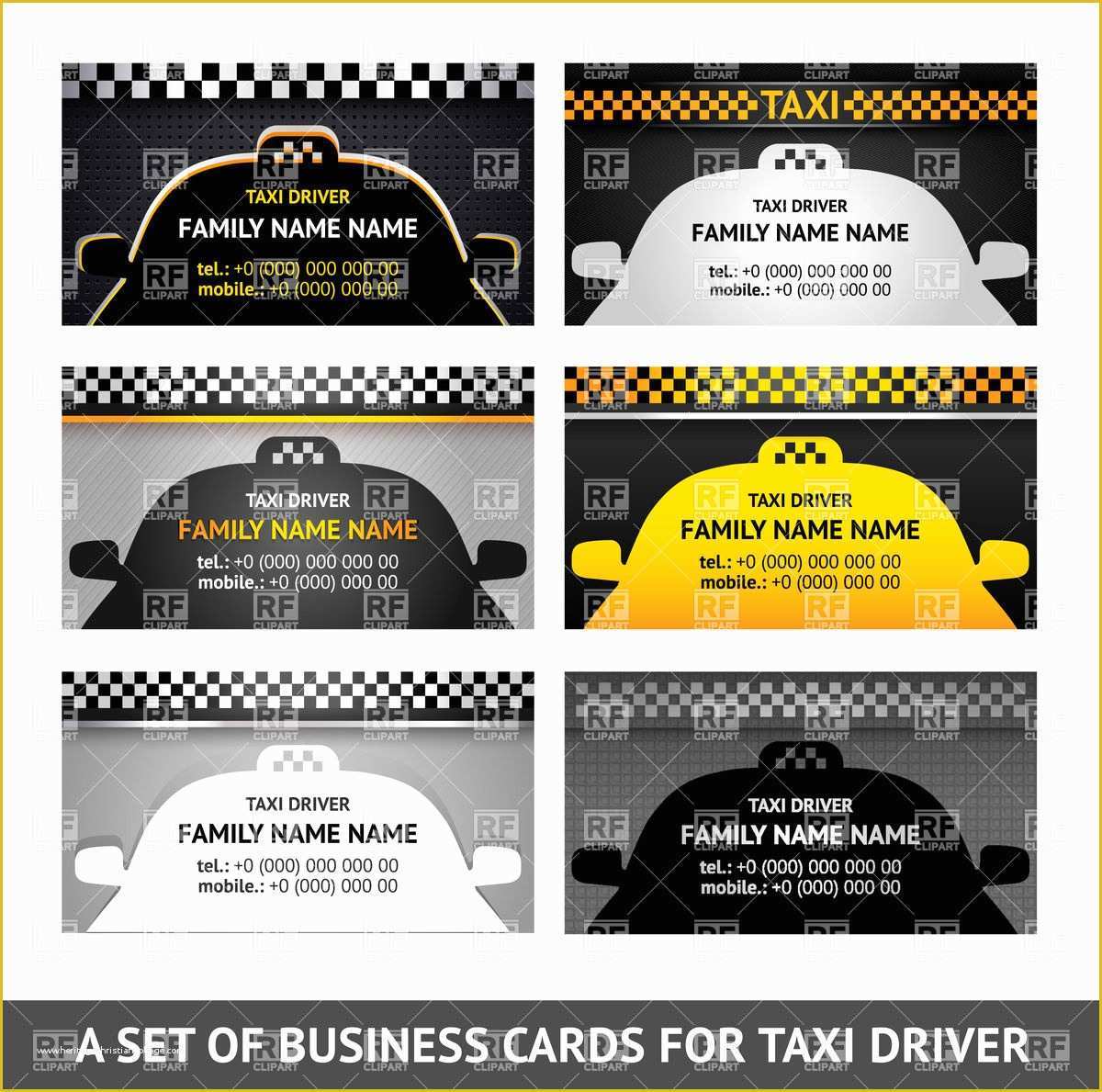 Taxi Business Cards Templates Free Download Of Taxi Business Card Template with Car Silhouette Calendars