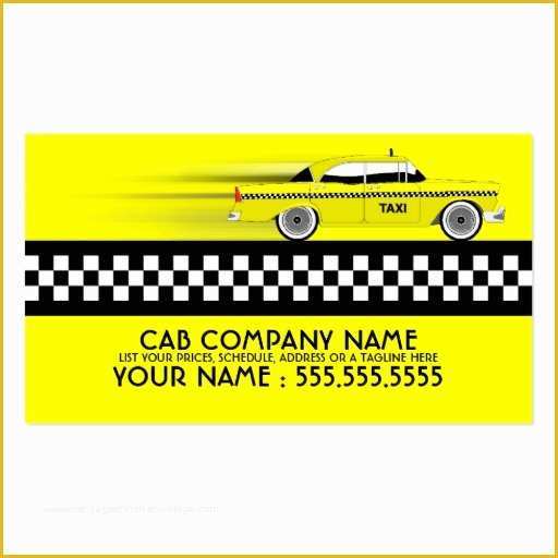 Taxi Business Cards Templates Free Download Of Taxi Cab Pack Of Standard Business Cards
