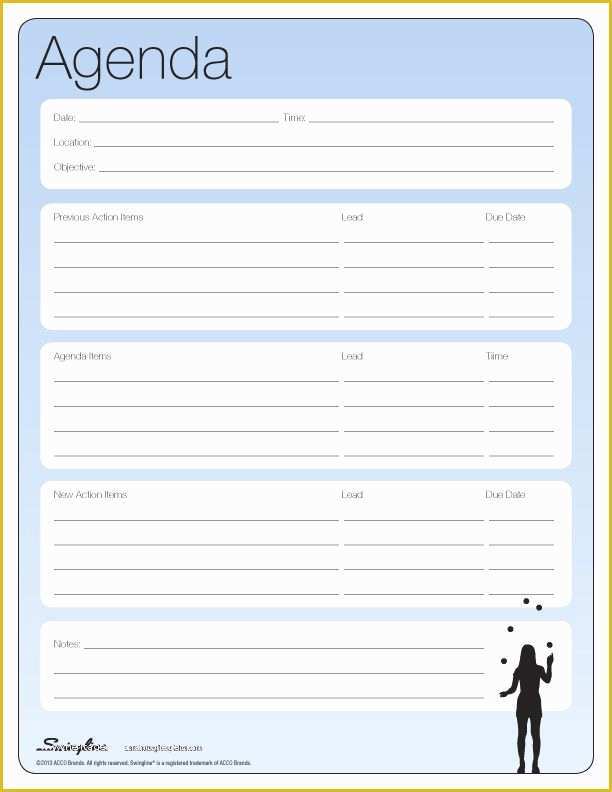 Team Meeting Minutes Template Free Of Meeting Agenda Printables Pinterest