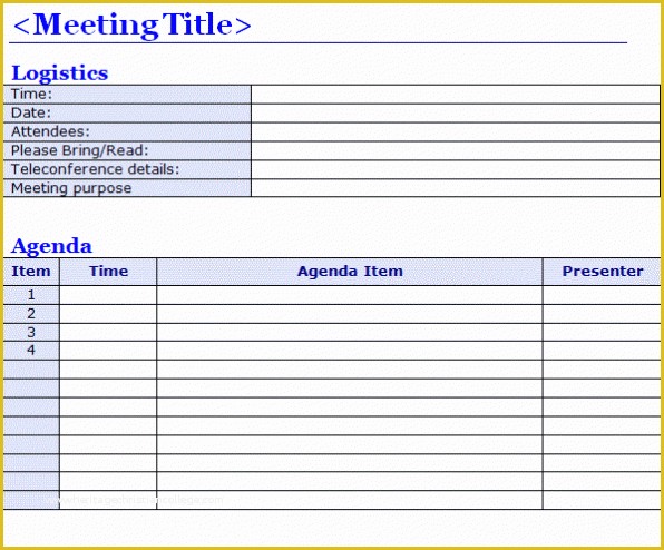 Team Meeting Minutes Template Free Of Staff Board &amp; Team Meeting Agenda Template Word Excel