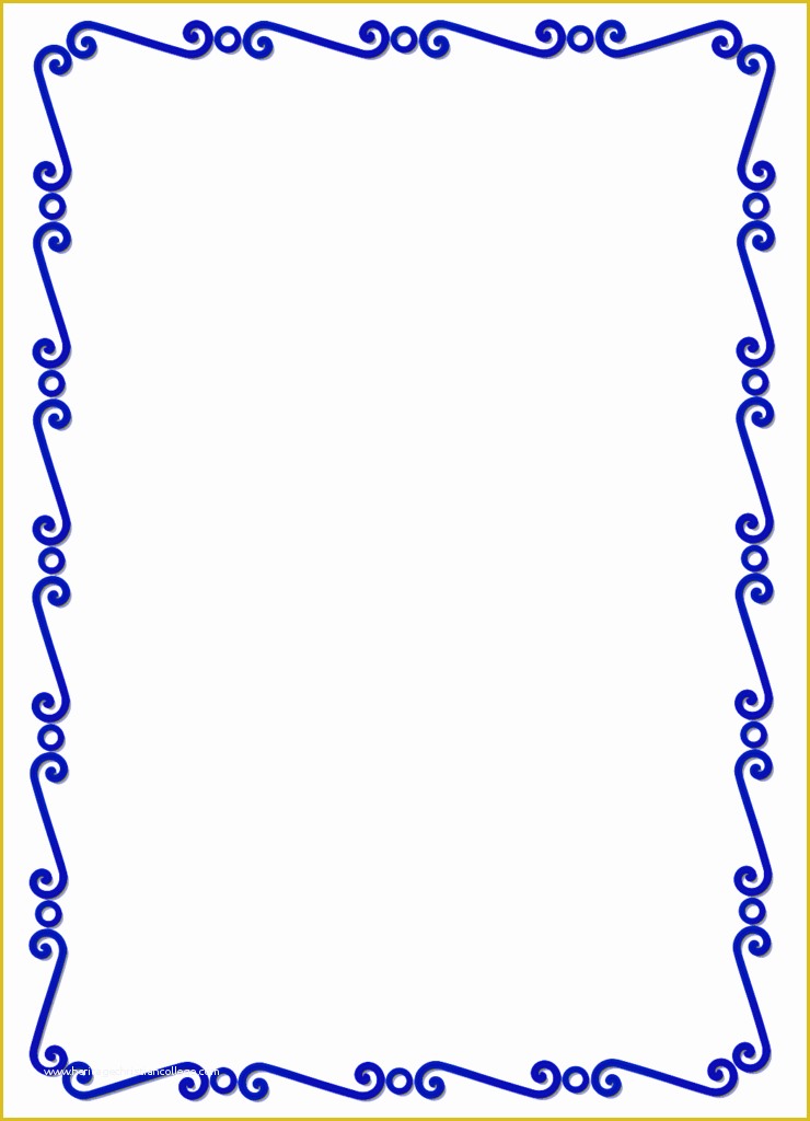 Templates for Pages Free Download Of 22 Blue Border Templates