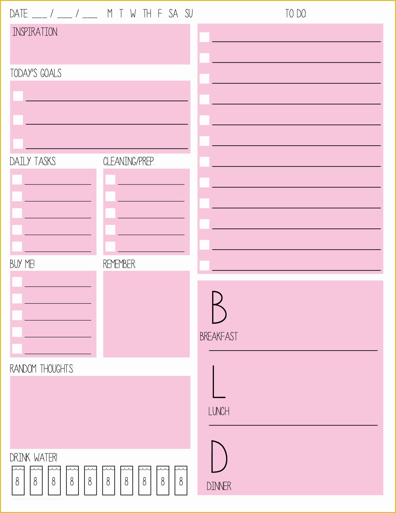 Templates for Pages Free Download Of 6 Daily organizer Planner