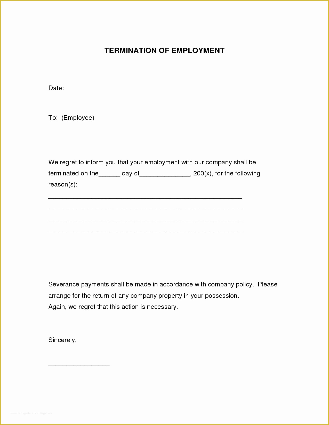 Termination form Template Free Of Employee Separation form Template Portablegasgrillweber