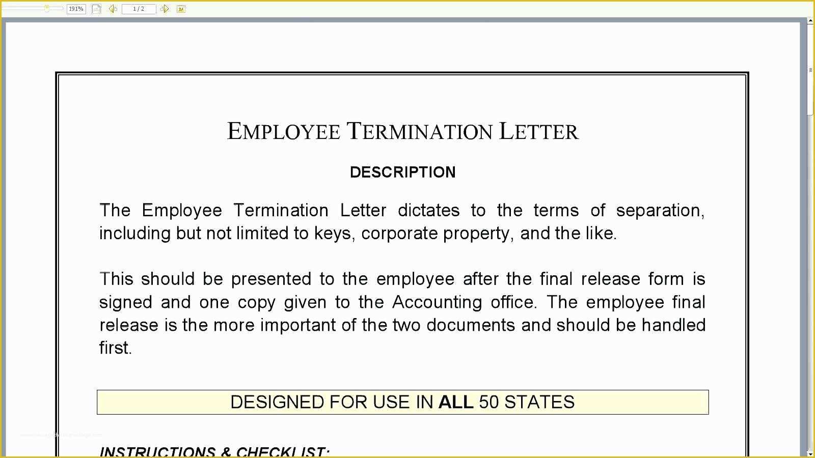 Termination form Template Free Of Unfair Dismissal Letter to Employer Template