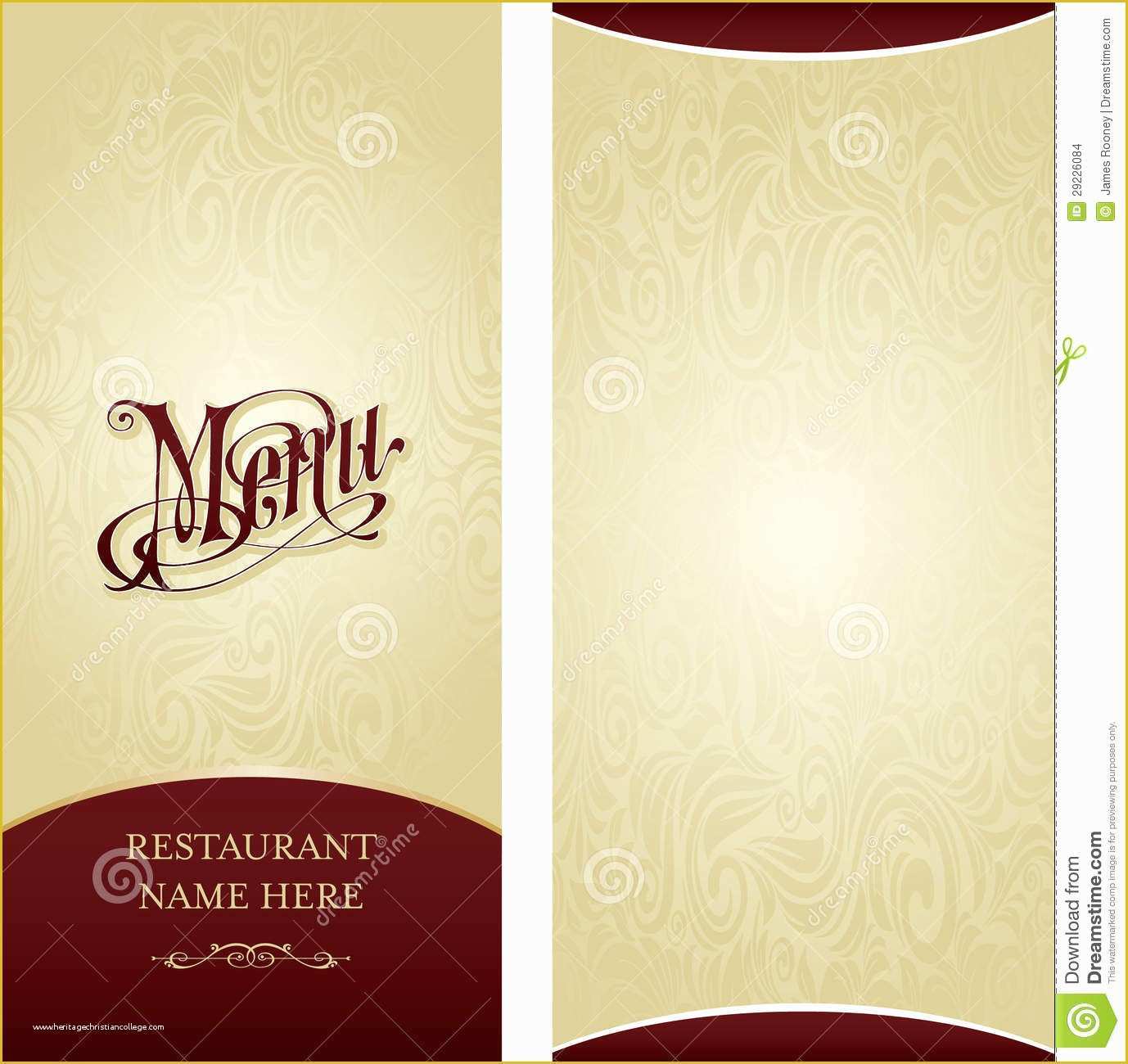 Thai Restaurant Menu Templates Free Of 13 Menu Design Samples Restaurant Menu Examples