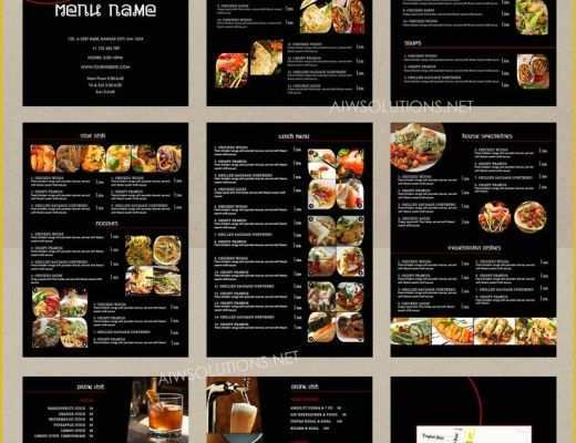 Thai Restaurant Menu Templates Free Of Best 23 Menu Templates Images On Pinterest