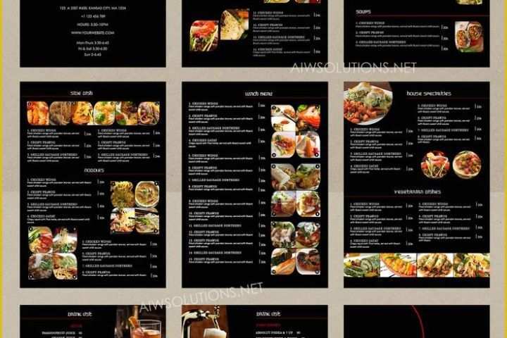 Thai Restaurant Menu Templates Free Of Best 23 Menu Templates Images On Pinterest