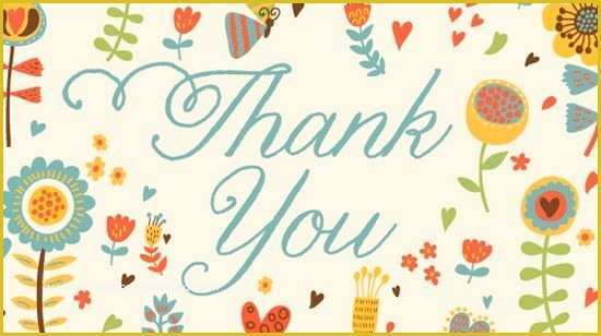 Thank You Template Free Of 25 Beautiful Printable Thank You Card Templates Xdesigns