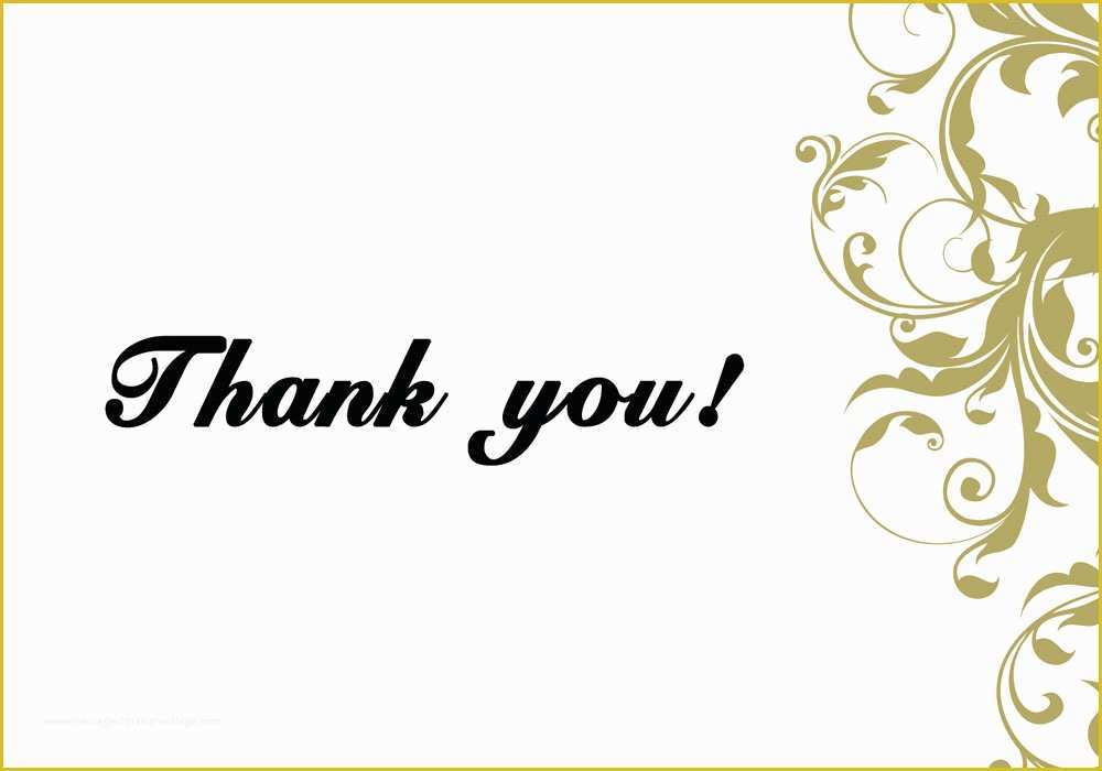 Thank You Template Free Of 6 Thank You Card Templates Excel Pdf formats