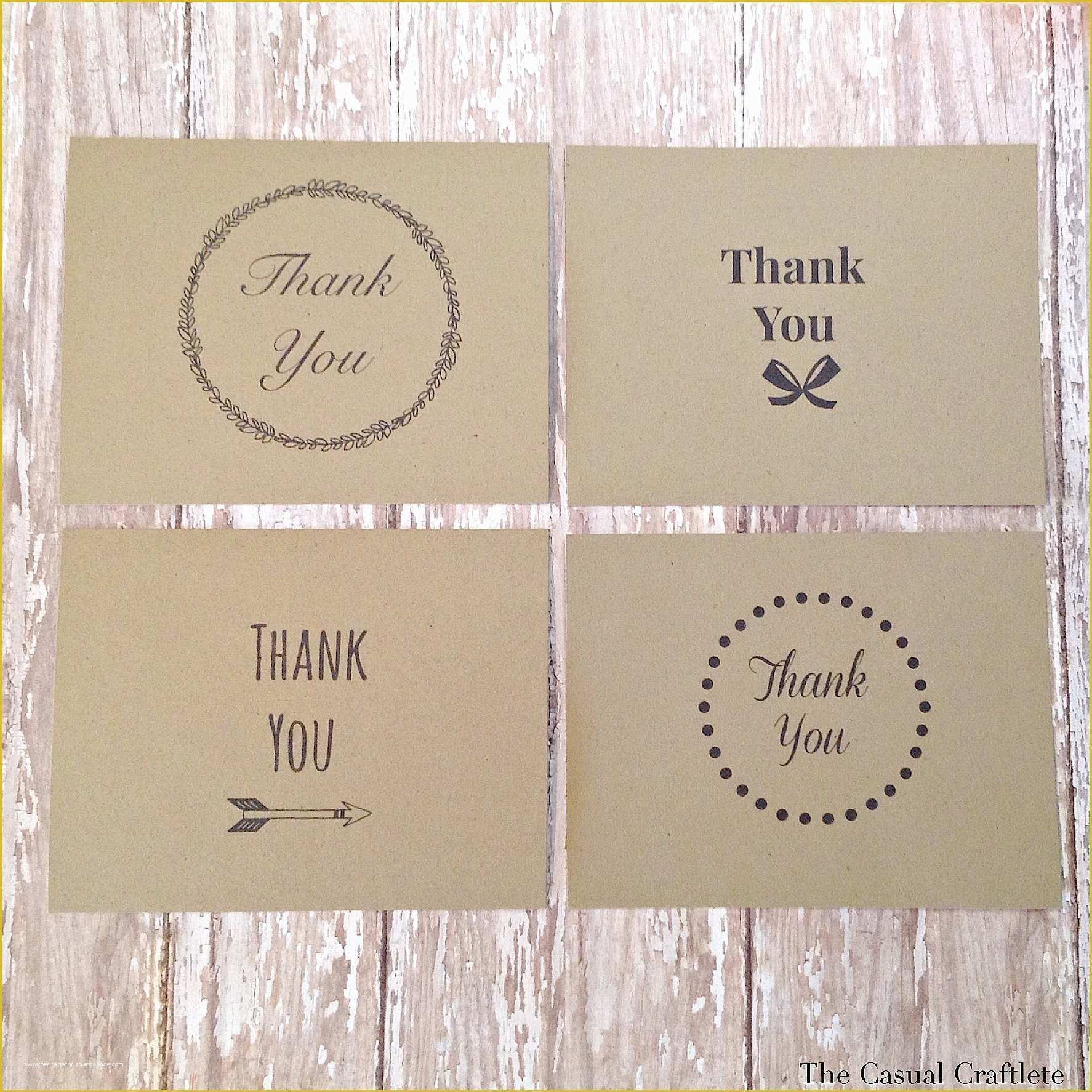 Thank You Template Free Of Be My Guest Printable Thank You Cards by the Casual