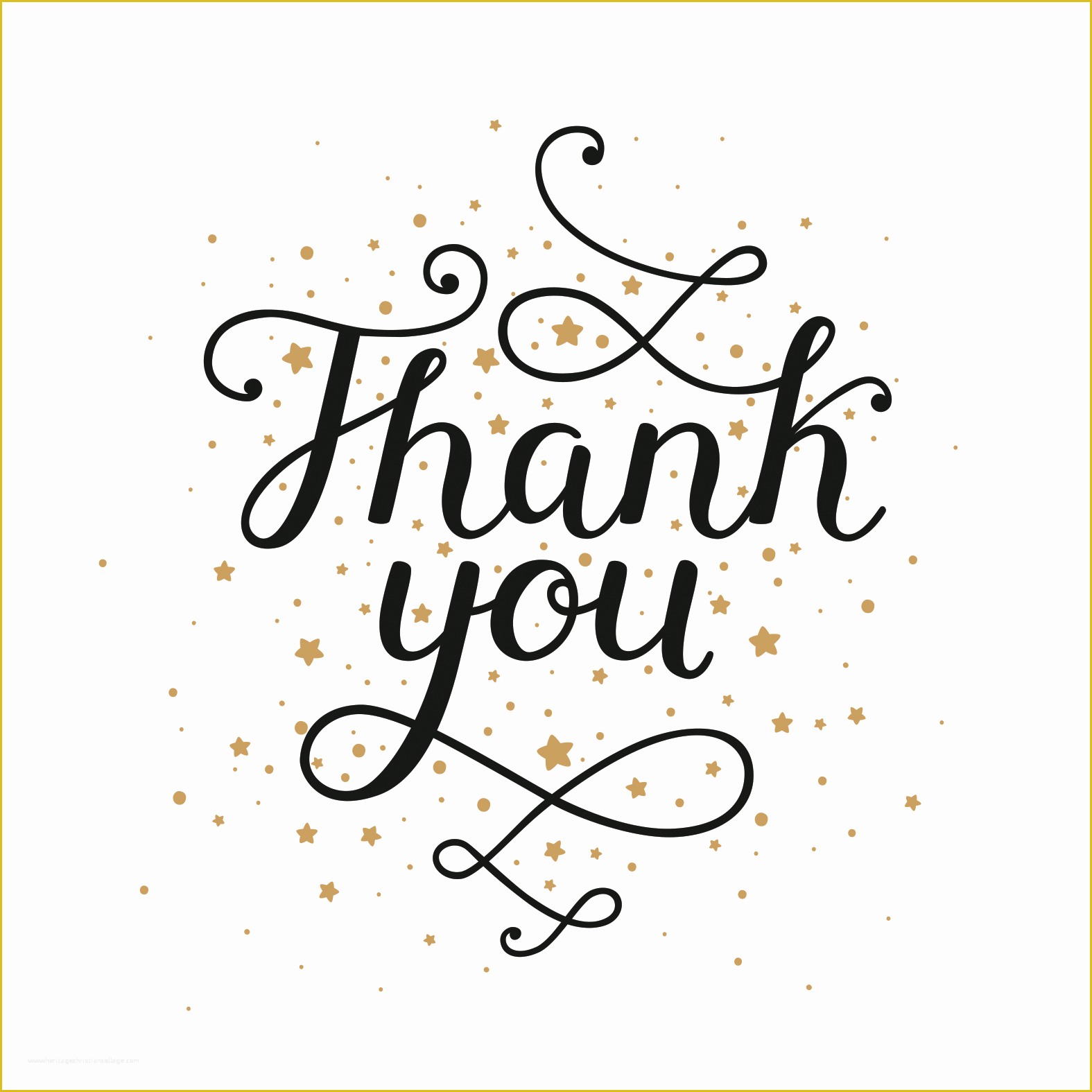 Thank You Template Free Of Star Field Free Thank You Card Template