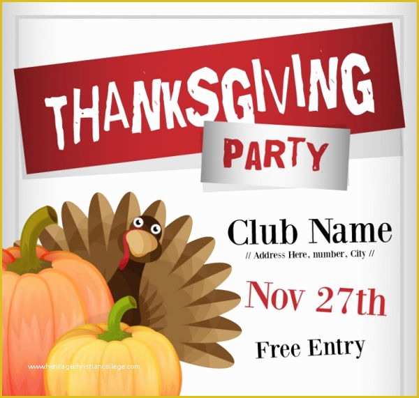 Thanksgiving Flyer Template Free Of 47 Free Flyer Templates