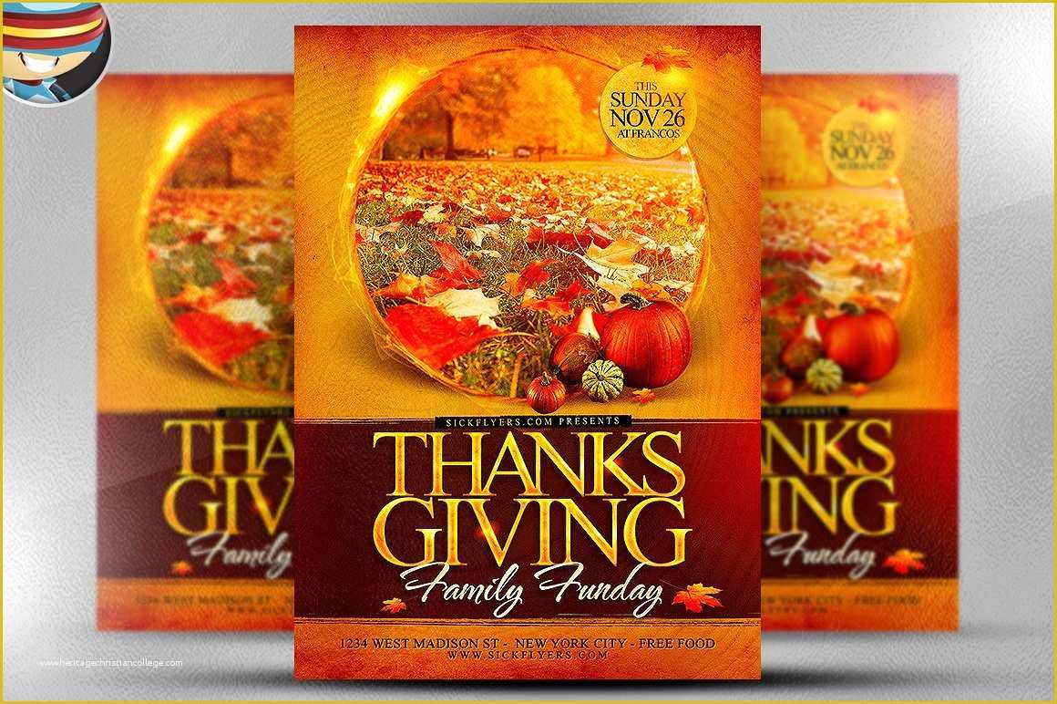 Thanksgiving Flyer Template Free Of Thanksgiving Funday Flyer Template Flyer Templates