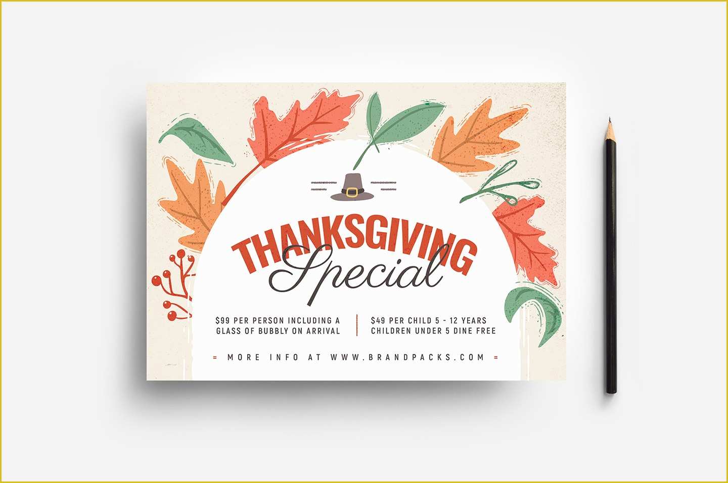 Thanksgiving Flyer Template Free Of Thanksgiving Menu Flyer Template Psd Ai &amp; Vector