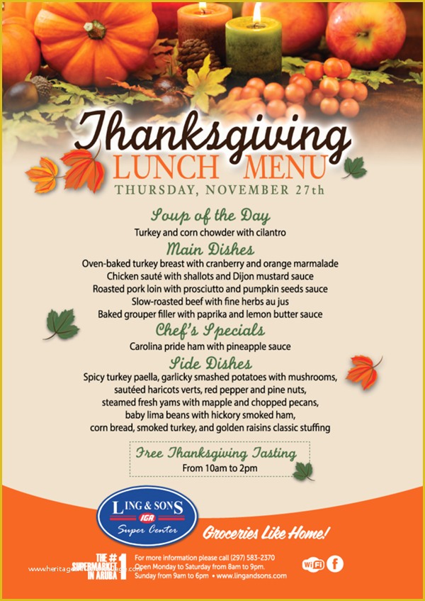 Thanksgiving Menu Template Free Of Free Thanksgiving Menu Templates – Happy Easter